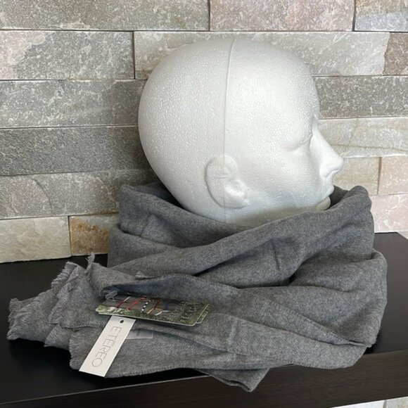 ETEREO Oversized Reclaimed Cotton Scarf - Picture 2 of 6